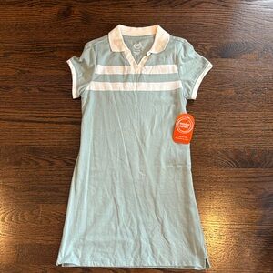 Wonder Nation Blue and White Polo Shirt